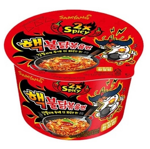JP002 SAMYANG 2X Hot Spicy Chicken Ramen Bowl 105g 